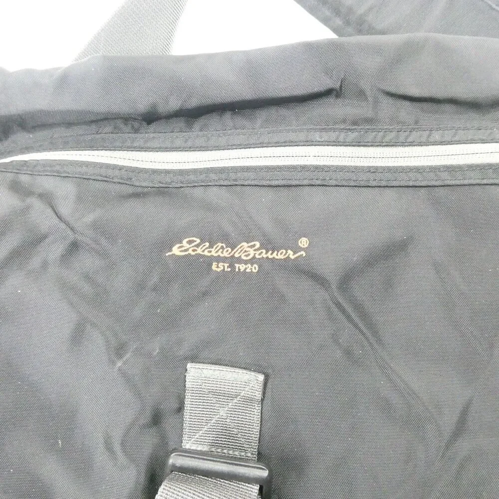 Eddie Bauer Messenger Laptop Bag Black Orange